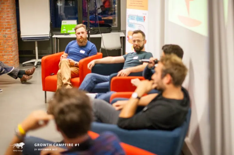 Growth Campfire #1 — the panel, off-script