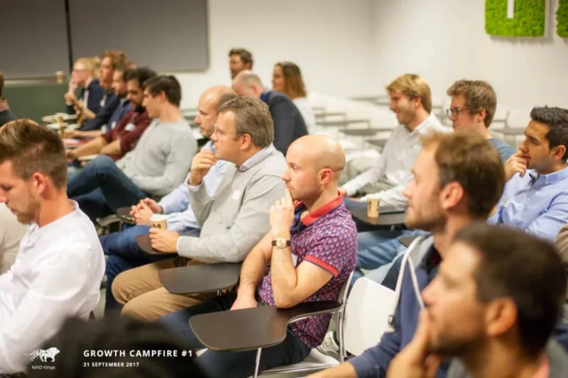 A full, engaged room