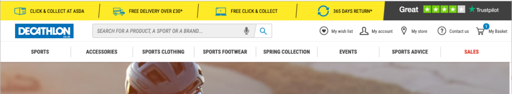 decathlon first order free delivery